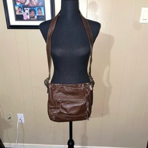 Brown Leather Coach Handbag